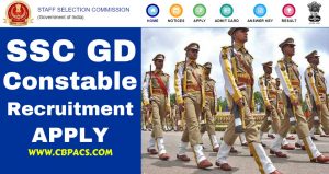 SSC GD Constable Recruitment 2022 Notification