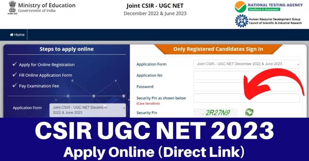 CSIR UGC NET 2023 Registration, Exam Date (Direct Link) Apply @csirnet ...