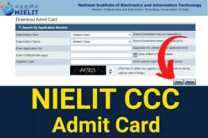 NIELIT CCC Admit Card Link